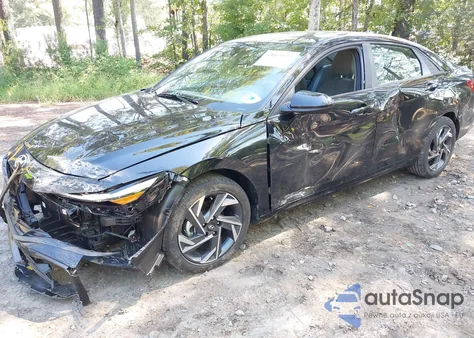 2025 Hyundai Elantra Sel Sport from USA, damaged, VIN KMHLM4DG9SU973191